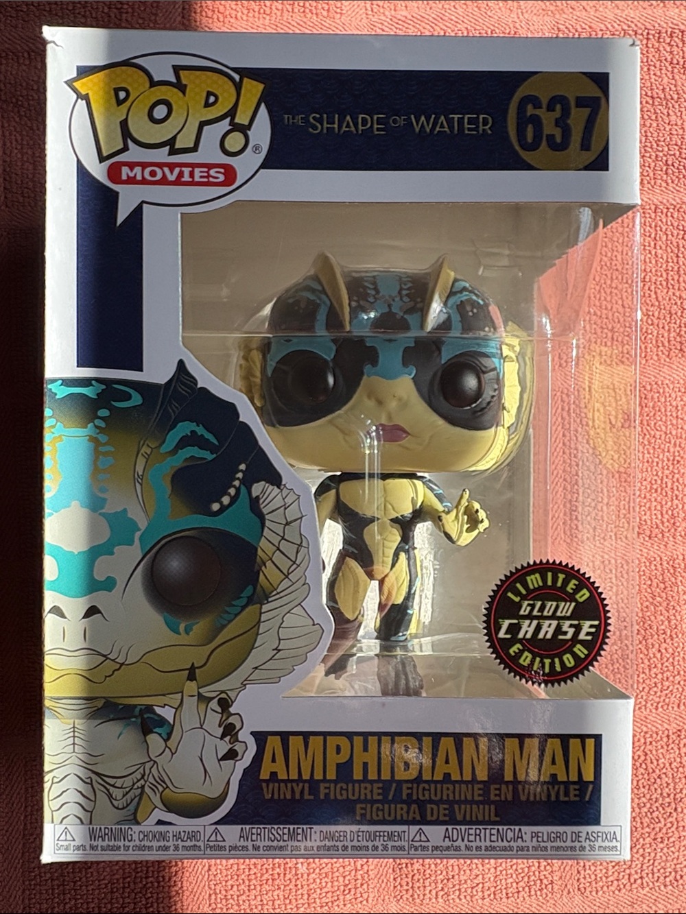 Funko Amphibian Man Pop! Figure in Teal and Yellow